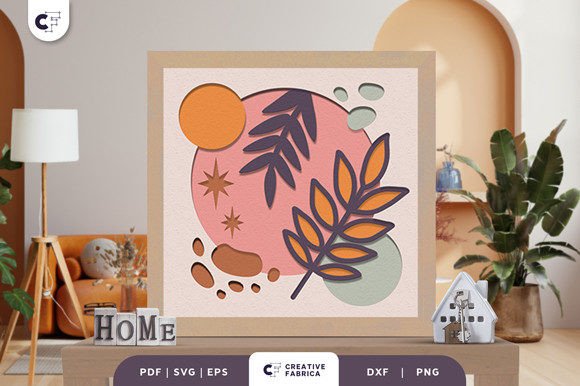 Bohemian Abstract 3D Paper Cut SVG Review