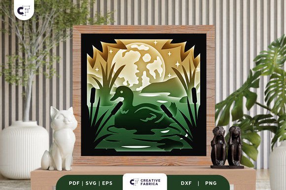 Duck on the Lake Forest 3D SVG: Editorial Review