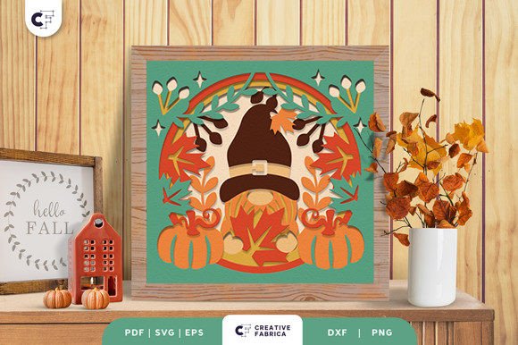 Fall Gnome 3D SVG: Rustic Branding Review