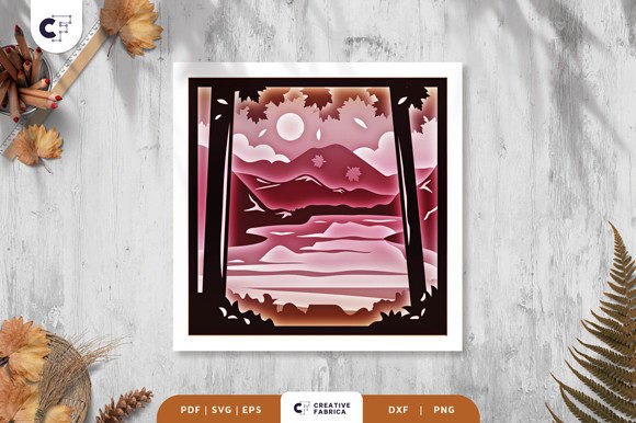 Fall Nature Landscape 3D Shadow Box Review