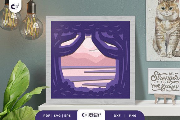 Forest Lake 3D SVG: Ornaments & Light Box Review