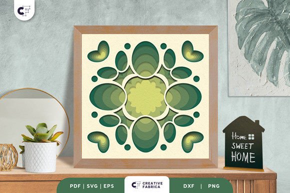 Geometric Plant 3D SVG for Ornaments Review
