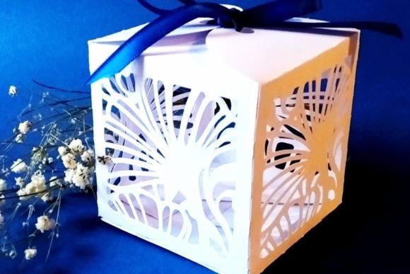 Gingko Leaves Box: 3D SVG for Gift Boxes