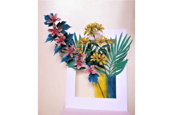 Gioia Flower Bouquet: 3D SVG Floral Compositions