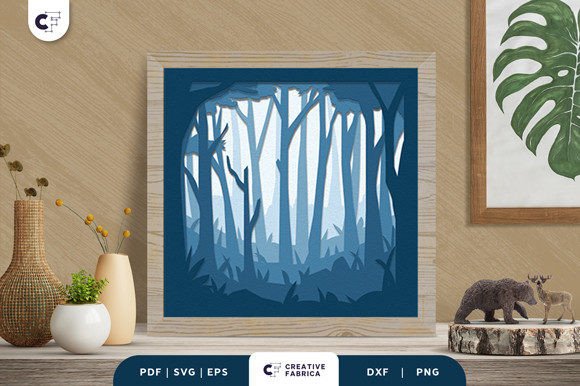 Jungle 3D Shadow Box Paper Cut: SVG Ornaments Review