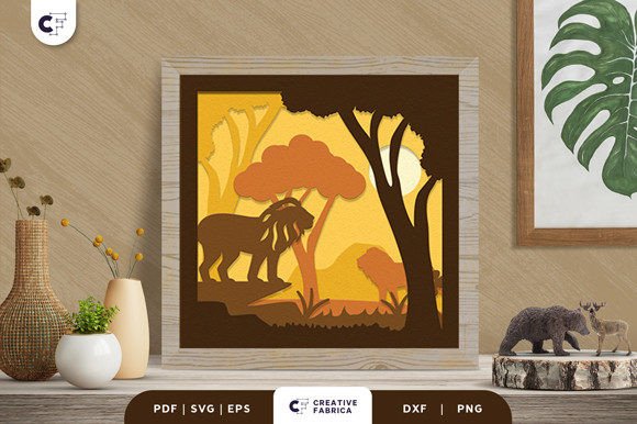 Lion in the Forest 3D SVG: An Other Asset Review