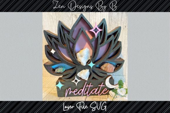 Lotus Crystal Shelf Laser SVG: A Maker's Review