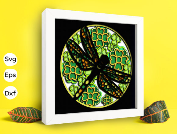 Lucky Dragonfly 3D SVG for Shadow Boxes Review