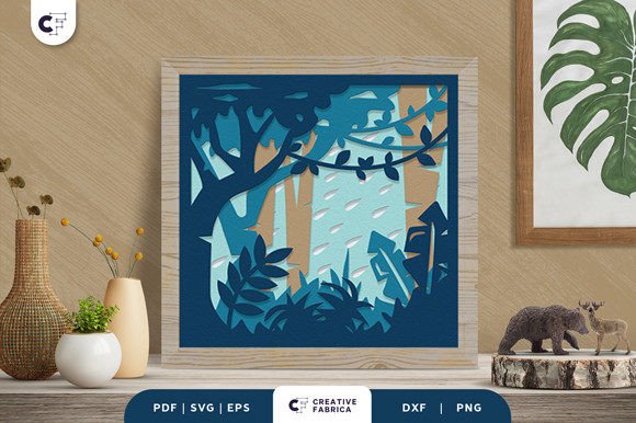 Rain Forest 3D SVG: Layered Ornaments Review