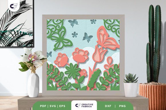 Spring Flower Garden 3D SVG: Seasons Brand Review