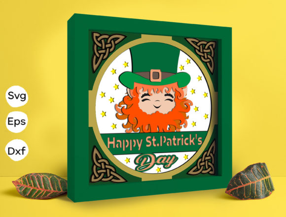 St. Patrick's Day Papercut Light Box 3D SVG Review