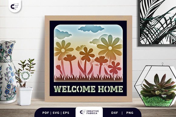 Welcome Sign 3D SVG for Ornaments & Branding